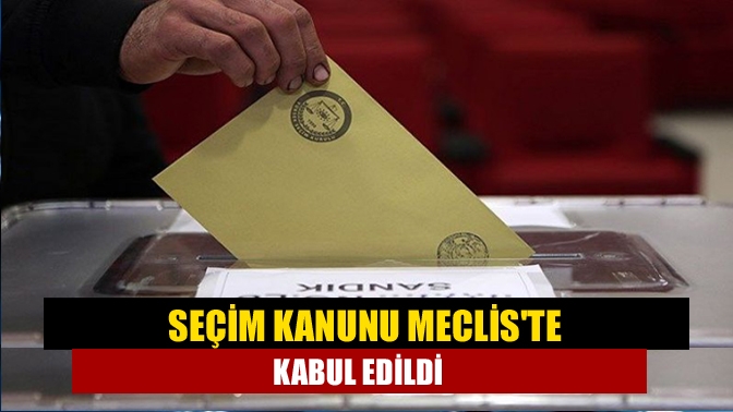 Seçim barajının yüzde 7'ye indirilmesini de içeren seçim kanunu teklifi,