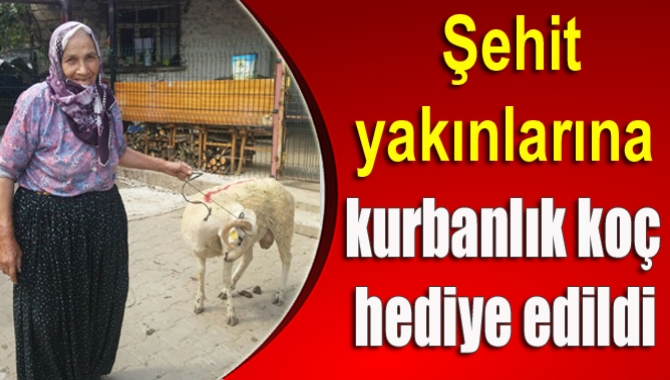 Kandıra Kaymakamı İsmail Çiçek, Kurban Bayramı’nda şehit yakınlarını unutmadı ve