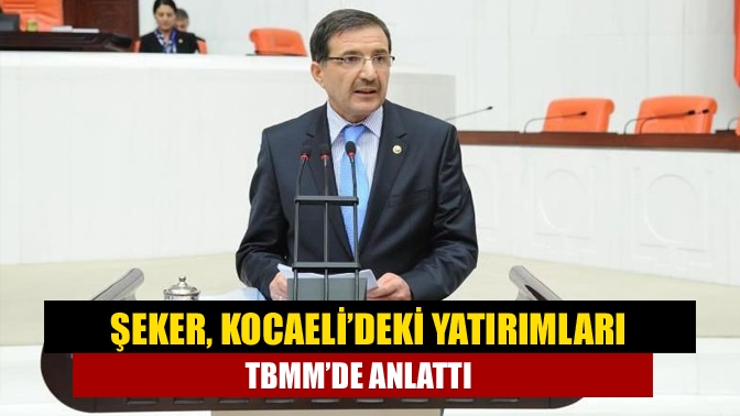 AK Parti Kocaeli Milletvekili İlyas Şeker, TBMM Genel Kurulu’nda söz