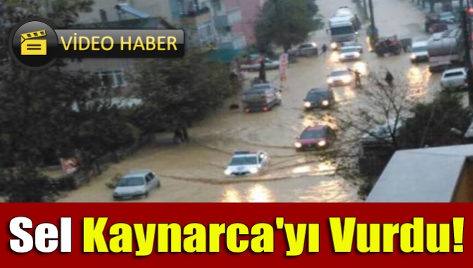 Kaynarca ilçe merkezinde sağanak yağış sonrası meydana gelen su baskınları