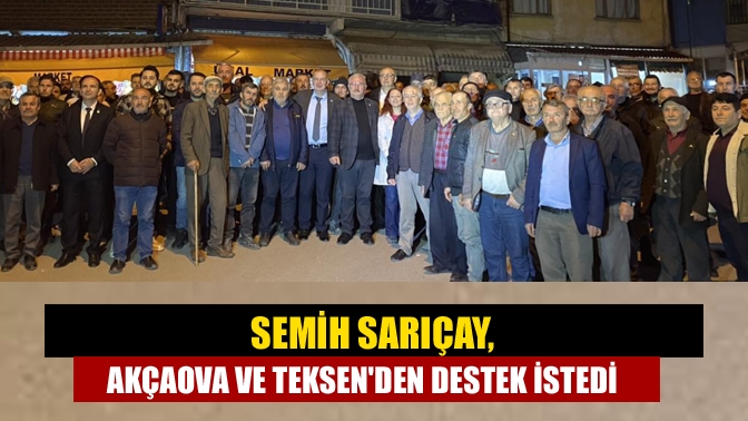 İYİ Parti Kandıra Belediye Başkan Adayı Semih Sarıçay, Kandıra İlçe
