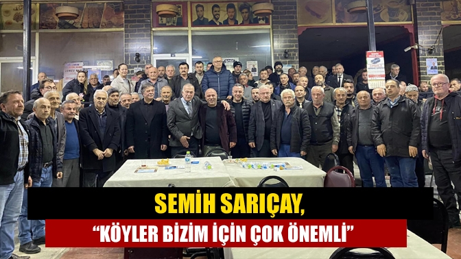 Kandıra İYİ Parti belediye başkan adayı Semih Sarıçay, köylerde çalışmalarını