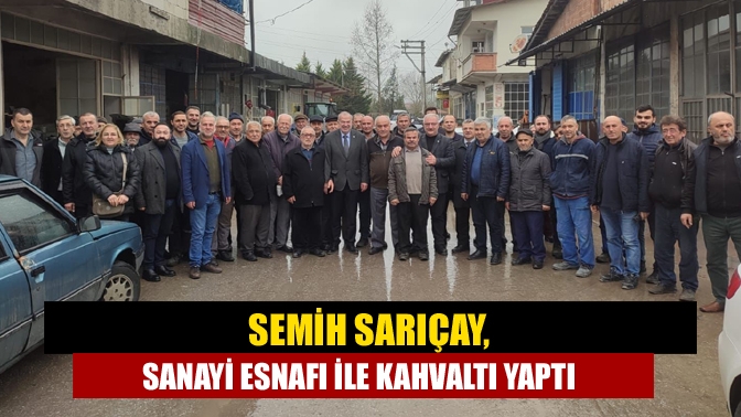 İYİ Parti Kandıra Belediye Başkan Adayı Semih Sarıçay Kandıra sanayi