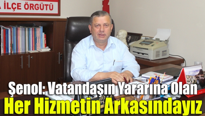 CHP Kandıra İlçe Başkanı Recep Şenol, Kandıra’nın Orhan Mahallesi’ne yapılacak