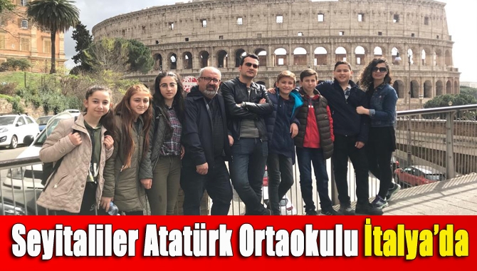 Kandıra Seyitaliler Atatürk Ortaokulu, öğretmen ve öğrencileri İtalya’nın Polermo şehrinde
