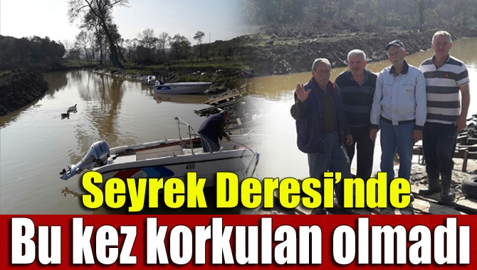 Her sağanak yağışta Seyrek Mahallesi’ni sular altında bırakan Seyrek Deresi’nde
