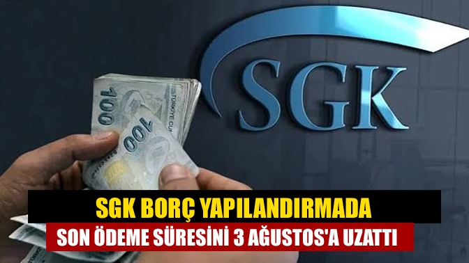 Son ödeme tarihi bugün olan yapılandırma, cari dönem prim borçları