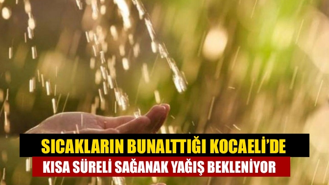 Meteoroloji Genel Müdürlüğü, Kocaeli için yağış uyarısında bulundu Meteoroloji'nin duyurusunda,