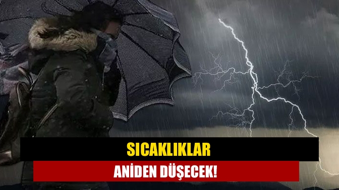 Meteoroloji Genel Müdürlüğü, hava sıcaklıklarının çarşamba günü hissedilir derecede azalacağını