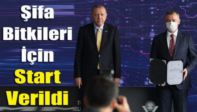 Cumhurbaşkanı Erdoğan'ın TÜBİTAK ziyaretinde Büyükşehir Belediyesi'nin Tıbbi ve Aromatik Bitkiler