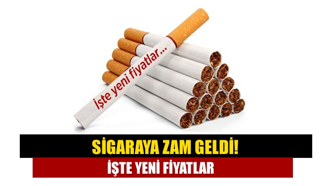 Bir tütün markasının sigaralarına zam yaptığı duyuruldu. Buna göre en