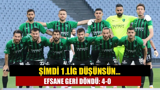Misli.com 2. Lig play-off final maçında Kocaelispor, Sakaryaspor karşında adeta