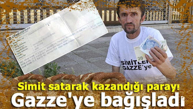 Simit satarak geçimini sağlayan 40 yaşındaki Erkan Ayhan, iki günlük