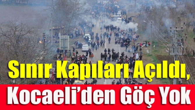 Kapıların açılması ile birlikte Avrupa’ya gitmek isteyen göçmenler adeta sınıra
