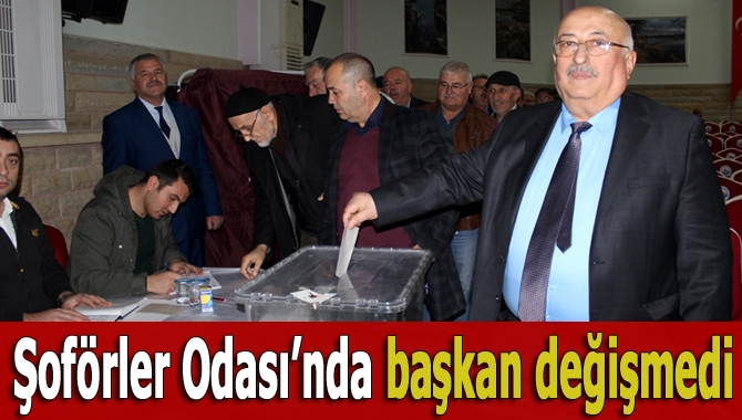 Kandıra Şoförler ve Otomobilciler Odası’nın olağan genel kurul toplantısında mevcut
