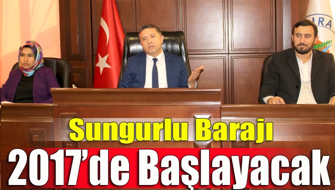Kandıra Belediye Meclisi’nde konuşan Başkan Ünal Köken, Sungurlu Barajı’na 2017’de