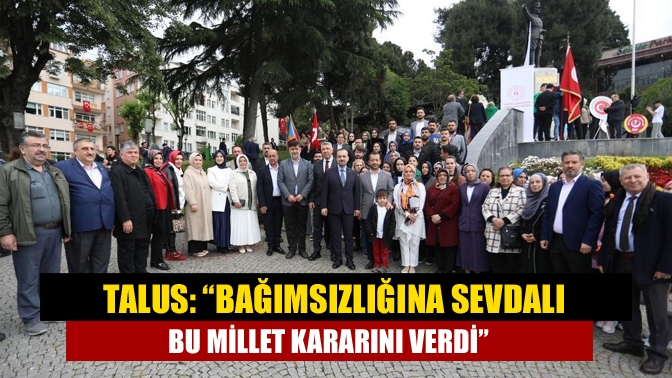 AK Parti Kocaeli İl Başkanı Dr.Şahin Talus, 19 Mayıs Atatürk’ü
