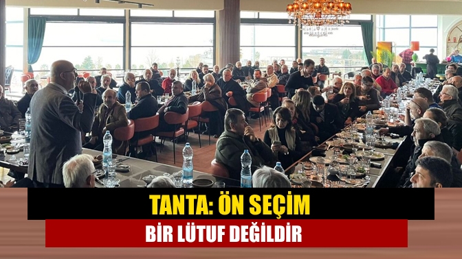 CHP'nin İzmit Belediye Başkan aday adaylarından Hakan Tanta, mahalle temsilcileri