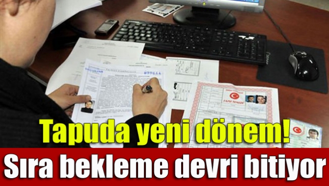 Tapu ve Kadastro Genel Müdürlüğü, vatandaşların tapuda randevu alırken ve