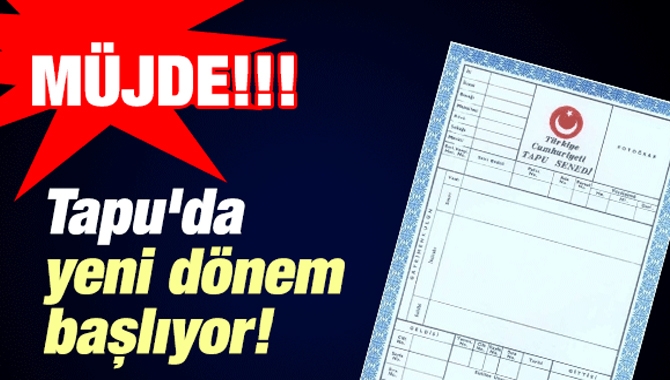 Tapuda miras için veraset ve intikalde kağıt yerine online döneme