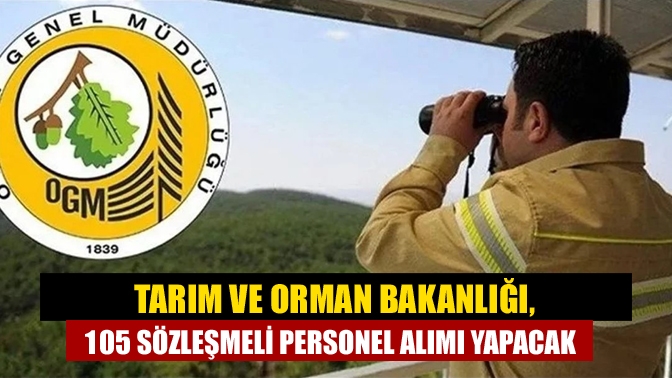 Tarım ve Orman Bakanlığı, Orman Genel Müdürlüğü bünyesinde 30 İHA