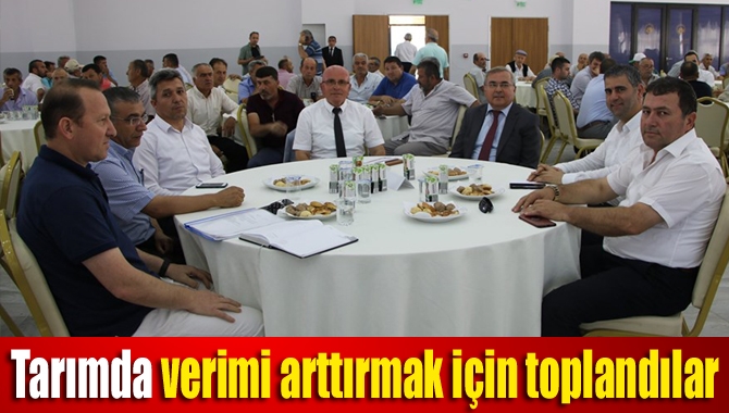Kandıra Ziraat Odası tarafından tarımda verimi arttırmak için çiftçilerin yaşadığı