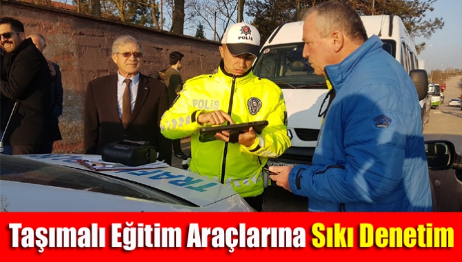 Taşımalı eğitimin yoğun yapıldığı Kandıra’da okul servis araçları sık sık