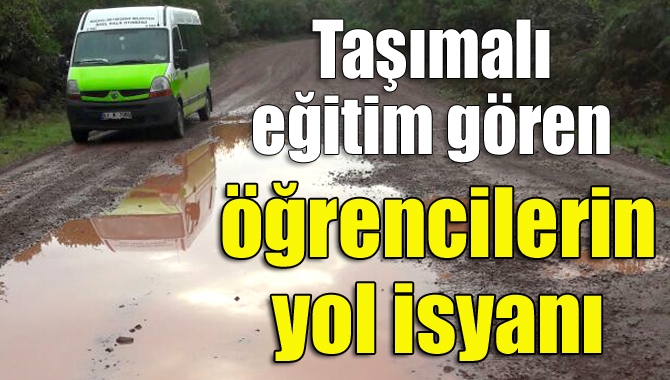 Kandıra’nın Pınarlı Mahallesi’nde taşımalı eğitim gören öğrencilerin velileri ve servis