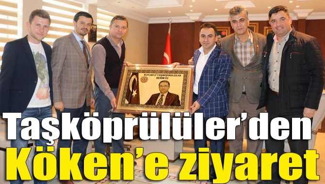 Kocaeli Taşköprülüler Derneği yönetimi, Kandıra Belediye Başkanı Ünal Köken’i ziyaret
