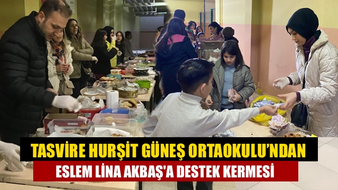Kandıra Tasvire Hurşit Güneş Ortaokulu öğretmenleri Akbaş ailesini yalnız bırakmadı.