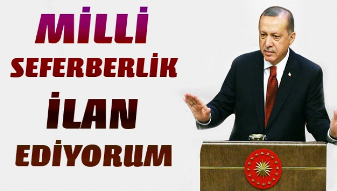 Cumhurbaşkanı Erdoğan, "Türkiye Cumhuriyeti Devleti'nin başı olarak, PKK'sıyla, DEAŞ'ıyla, FETÖ'süyle,