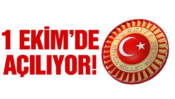 TBMM'nin 26. dönem ikinci yasama yılı çalışmaları, 1 Ekim Cumartesi