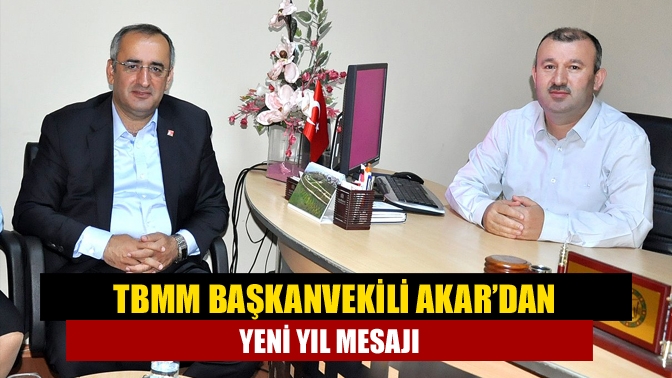 TBMM Başkanvekili ve Kocaeli Milletvekili Haydar Akar, vatandaşların yeni yılını