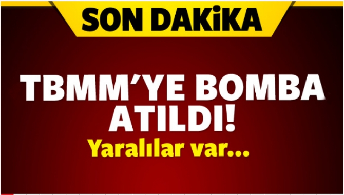 Anadolu Ajansı'nın haberine göre TBMM'ye bomba atıldı.