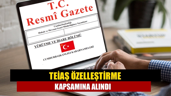 Bugün Resmi Gazete'de yayımlanan Cumhurbaşkanı Kararı ile Türkiye Elektrik İletim