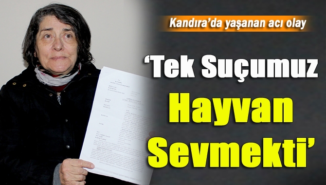 Kandıra’da yaşanan acı olayda köpek bakmalarını istemeyen komşuları tarafından evleri