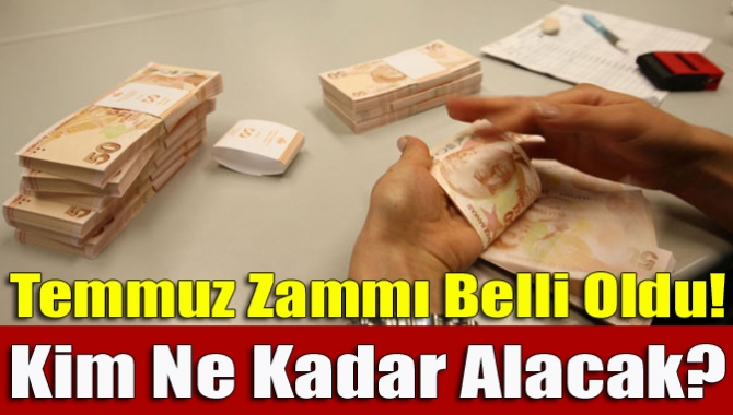 Enflasyon verilerinin açıklanmasıyla birlikte zamları belli olan milyonlarca emekli ve