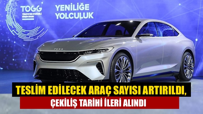 ogg, çekilişle teslim edilecek T10X adedini 12 binden 20 bine