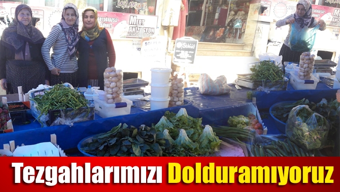 Kandıra Cumartesi Köy Pazarı’nda üreticiler emeğinin karşılığını alamamaktan yakınıyor.