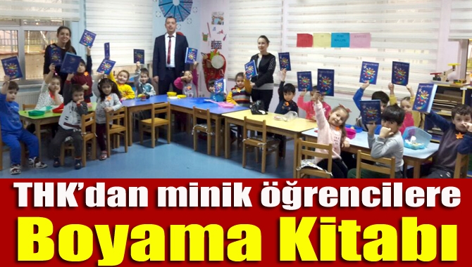 Türk Hava Kurumu Kandıra Şubesi, Selma-Orhon Atameriç Anaokulu öğrencilerine boyama