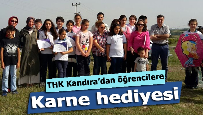Özel Mefkûre Ortaokulu öğrencileri, Türk Hava Kurumu Kandıra Şubesi tarafından