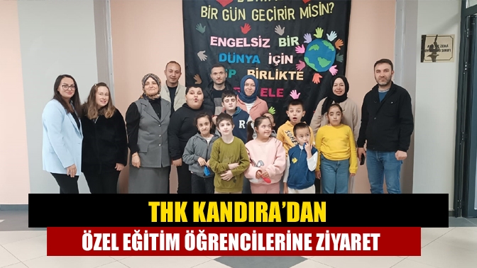 THK Kandıra şubesi, Zafer İlkokulu’ndaki özel eğitim öğrencilerini ziyaret etti