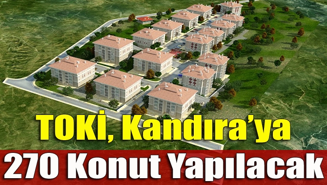 Başbakanlık Toplu Konut İdaresi Başkanlığı (TOKİ) Kandıra'ya tünel kalıp sistemiyle