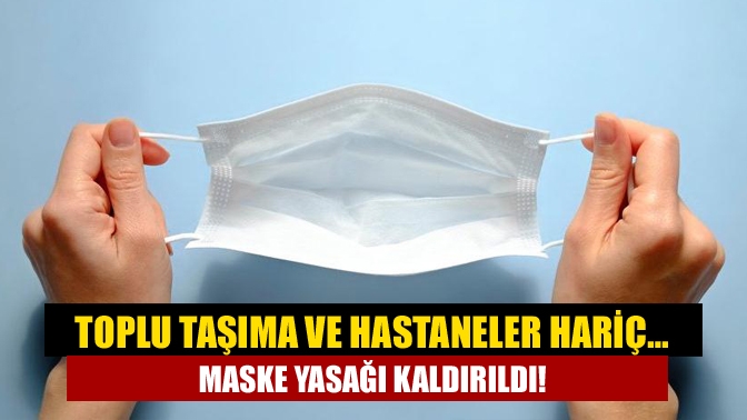 Kameraların karşısına geçen Cumhurbaşkanı Erdoğan, kapalı alanlarda maske zorunluluğunun kaldırıldığını