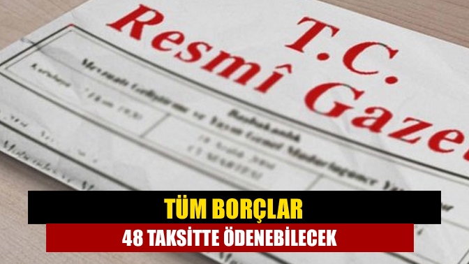 Milyonlarca kişiyi ilgilendiren borç yapılandırma paketi Cumhurbaşkanı Erdoğan imzasıyla Resmi