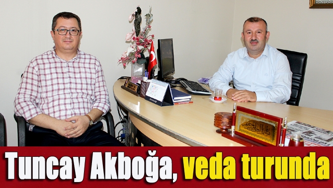 Gemlik Liman Başkanlığı’na atanan Kefken Liman Başkanı Tuncay Akboğa, veda
