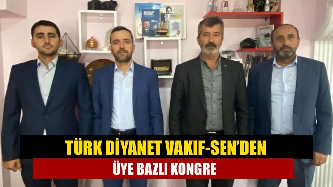 Kamu-Sen konfederasyonuna bağlı Türk Diyanet Vakıf-Sen Kocaeli Şubesinin 2.olağanüstü genel