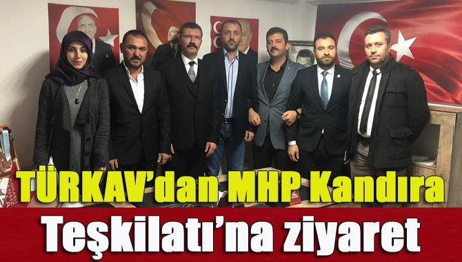 TÜRKAV Kocaeli İl Temsilcisi Cemil Yılmaz ve vakıf üyeleri, MHP