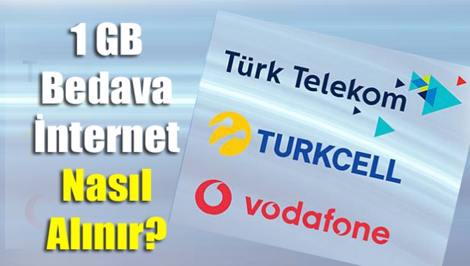 Turkcell, Vodafone ve Türk Telekom operatörlerinden birini kullanan cep telefonu
