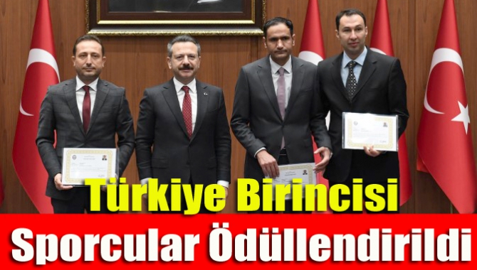 2018-2019 Eğitim Öğretim Yılı Okul Sporları faaliyetlerinde Türkiye Birinciliği derecesi